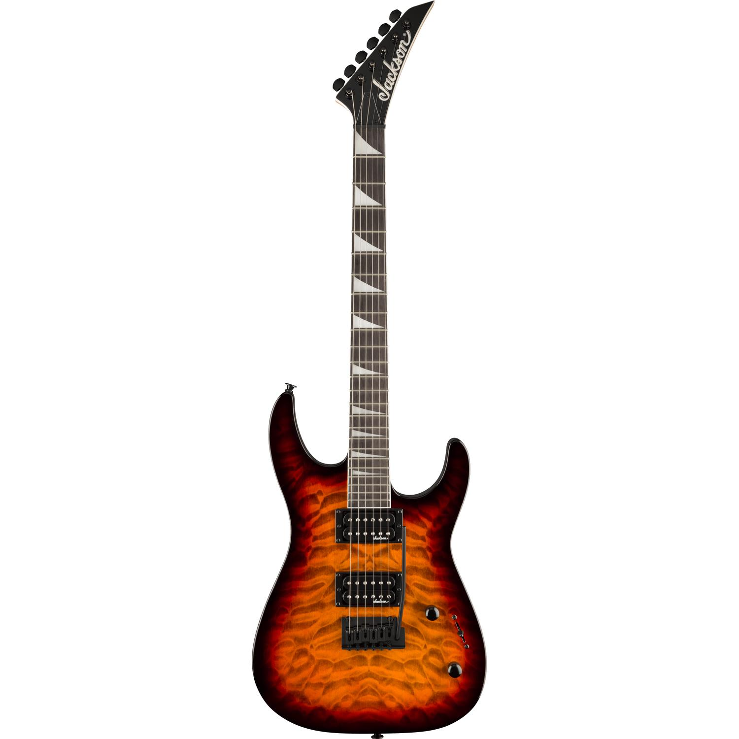 Jackson Electric Guitars Tobacco Burst Jackson JS20 DKQ 2PT JS Series Dinky 6 String Electric Guitar#color_tobacco-burst