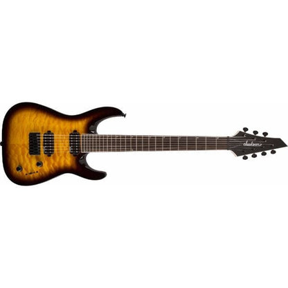 jackson electric guitars tobacco sunburst jackson js32-7q dinky 7-string electric guitar   