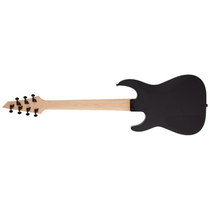 jackson electric guitars transparent black burst jackson js series js22q-7 dinky arch top 7 string electric guitar - transparent black burst   