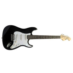 Java Electric Guitars Black Java EG-11 Standard Stratocaster Electric Guitar