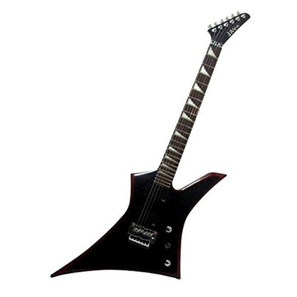 Java Electric Guitars Java JK-02FR MBK/RD Electric Guitar Black