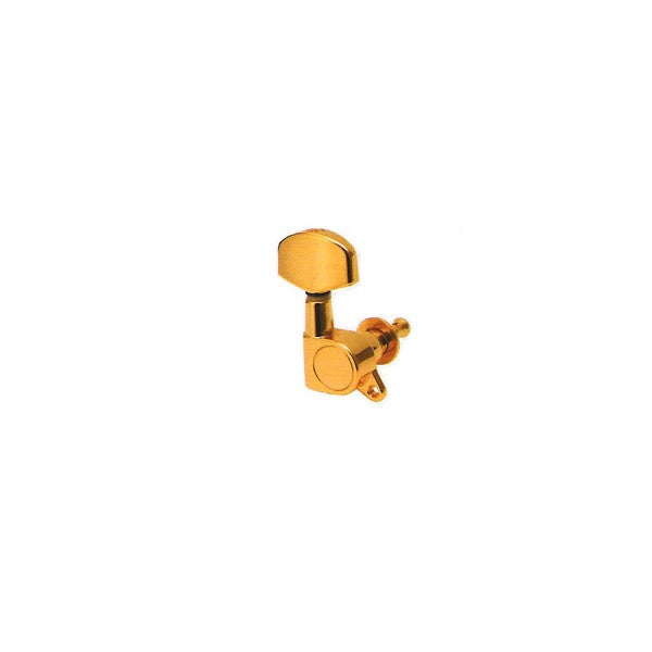 Java Tuning Machine Heads Java J02 Standard Guitar Machine Head - 6 in a Line (Gold)