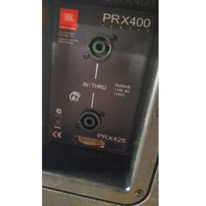 jbl active pa speakers jbl prx425 2-way loudspeaker system - open box b stock