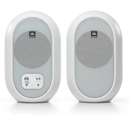 JBL Bluetooth Speakers White JBL 104 BT Compact Desktop Reference Monitors with Bluetooth