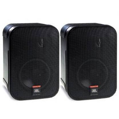 JBL Installed Sound Black JBL C1PRO Control 1 Pro 150 Watts 2-Way Compact Loudspeaker - Pair