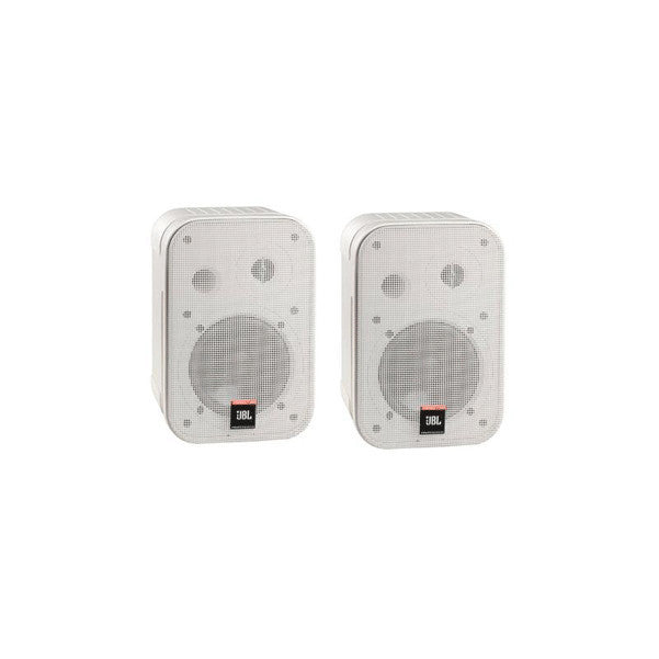 JBL Installed Sound White JBL C1PRO Control 1 Pro 150 Watts 2-Way Compact Loudspeaker - Pair