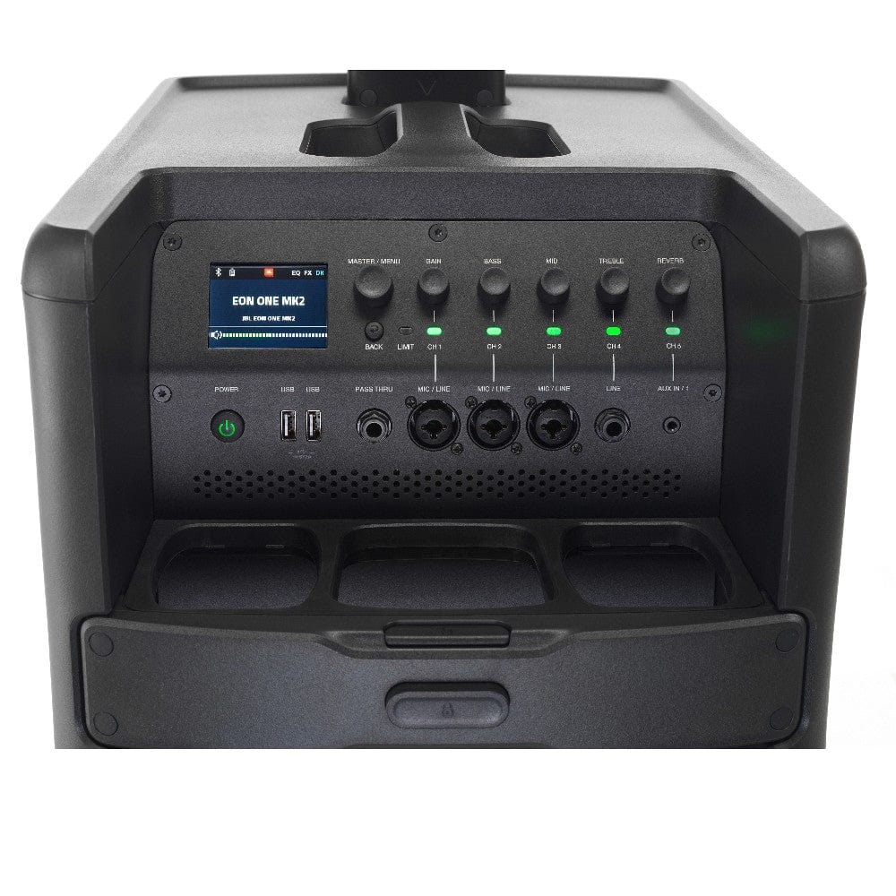 jbl pa systems jbl eon one mk2 all in one rechargeable column pa with built-in mixer and dsp
