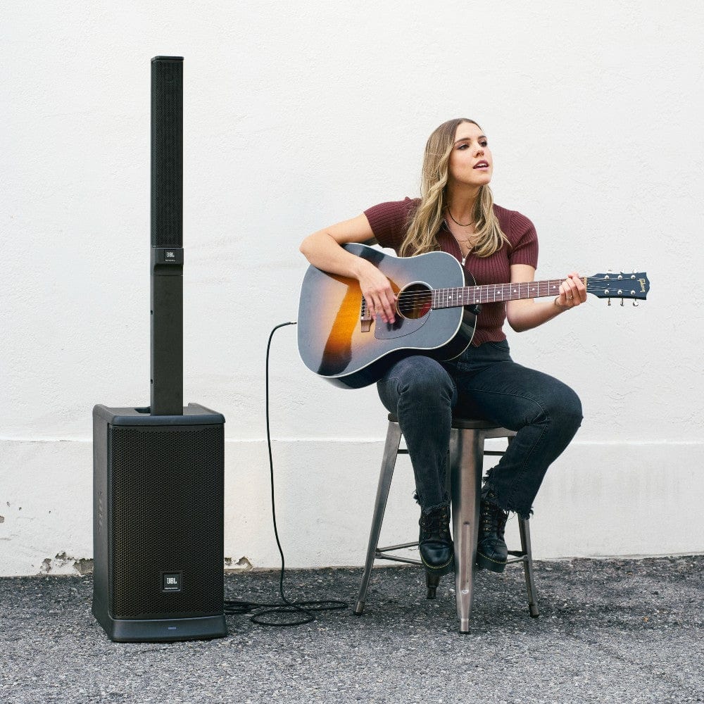 jbl pa systems jbl eon one mk2 all in one rechargeable column pa with built-in mixer and dsp