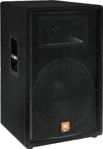 jbl passive pa speakers jbl jrx115 250w continuous two-way portable loudspeaker - open box