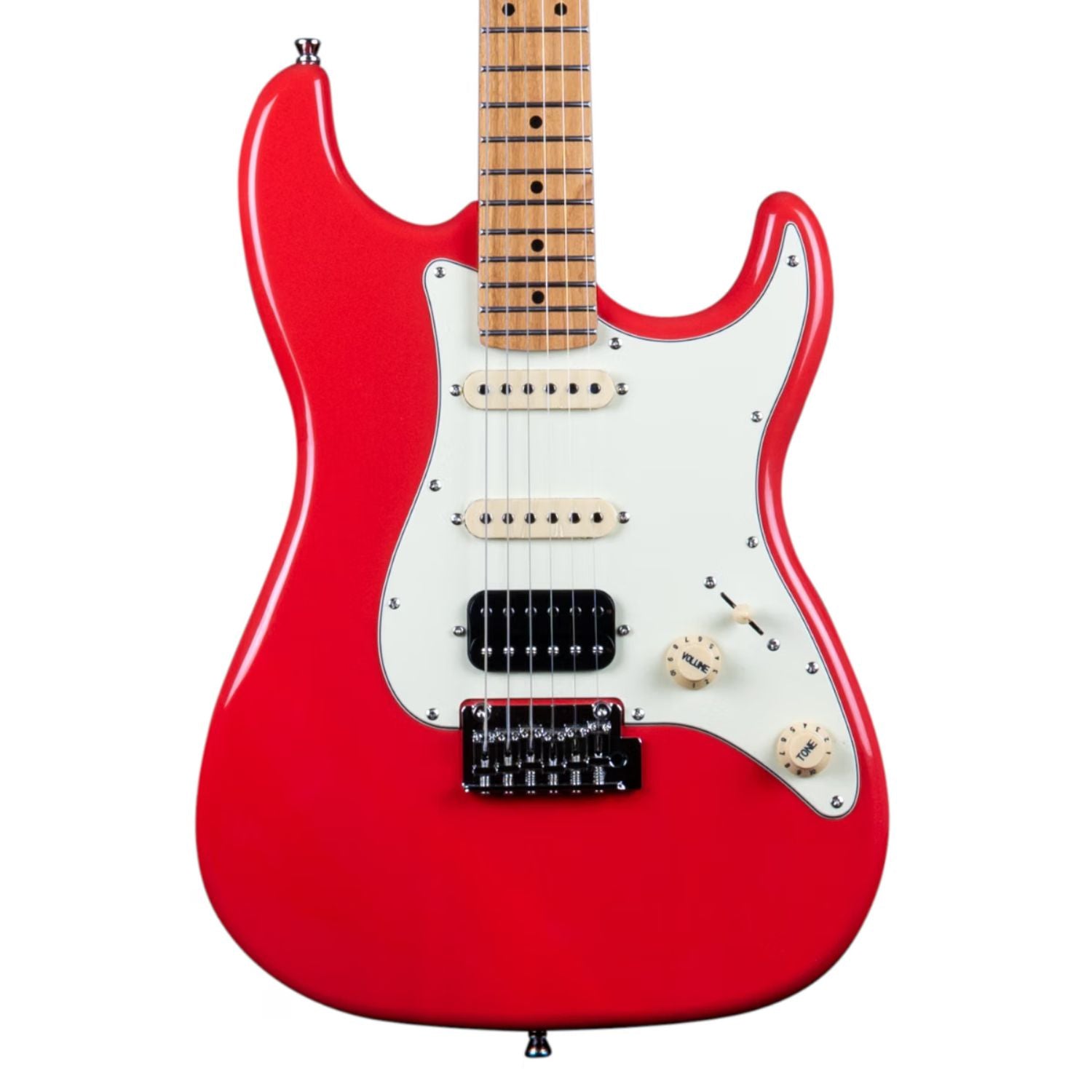Jet Electric Guitars Jet JS-400 6 String Electric Guitar #color_coral-red
