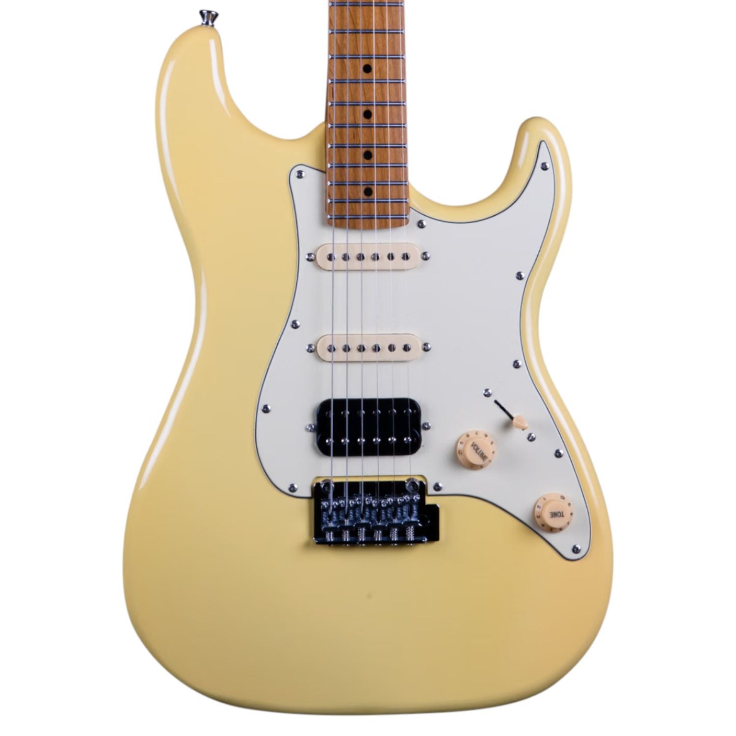 Jet Electric Guitars Jet JS-400 6 String Electric Guitar #color_vintage-yellow
