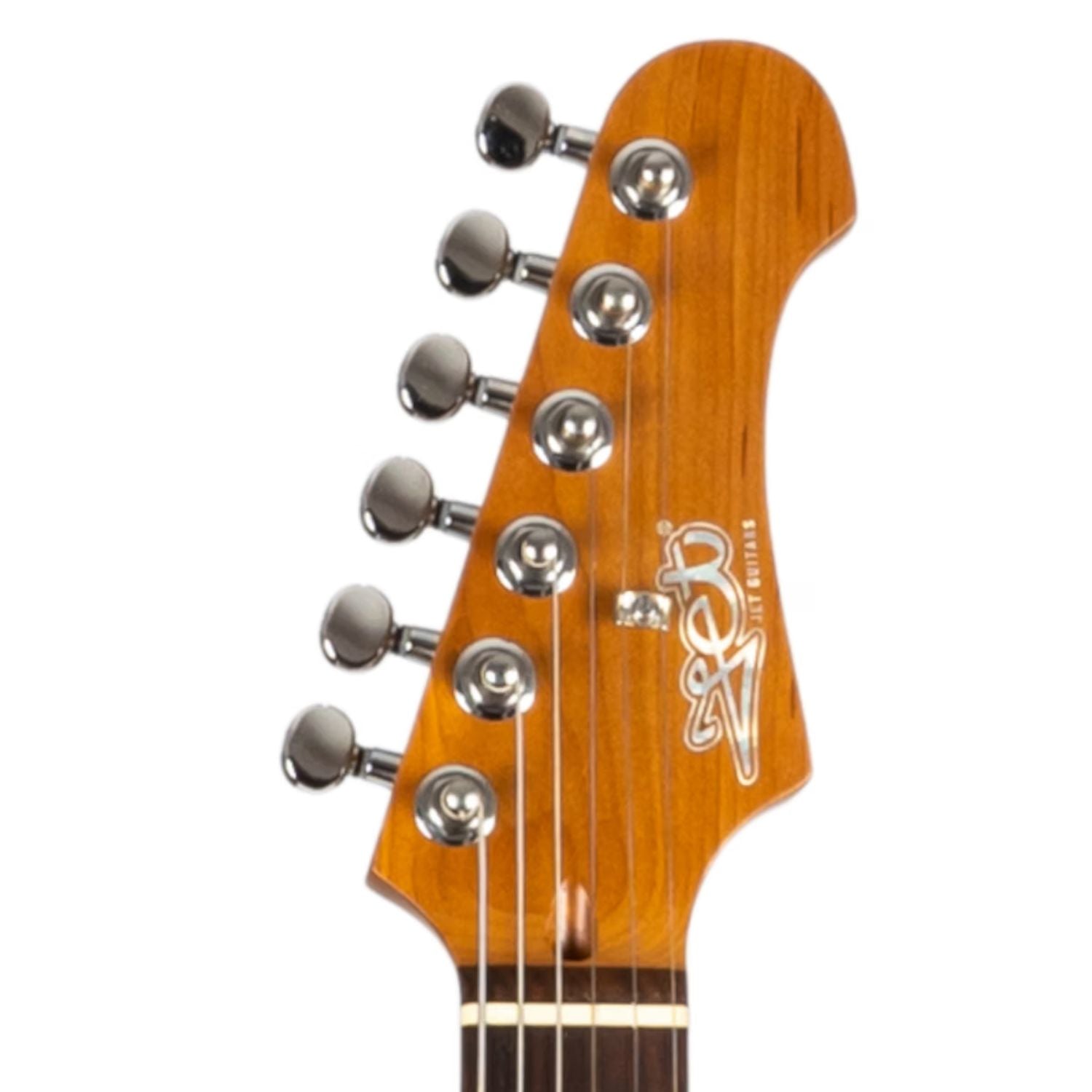 Jet Electric Guitars Moonsunburst/Lunar Eclipse Jet JJ-350 Baritone 6 String Electric Guitar #color_moonsunburst/lunar-eclipse