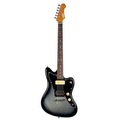 Jet Electric Guitars Moonsunburst/Lunar Eclipse Jet JJ-350 Baritone 6 String Electric Guitar #color_moonsunburst/lunar-eclipse