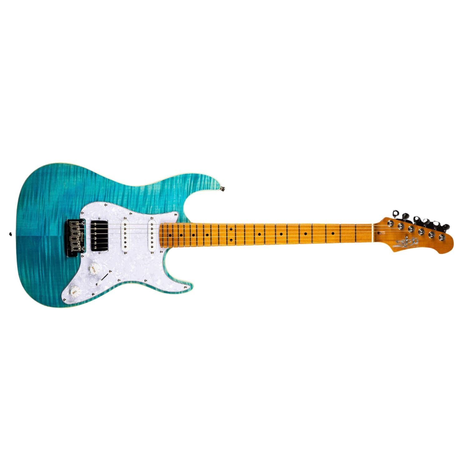 Jet Electric Guitars Ocean Blue Jet JS-450 6 String Electric Guitar 