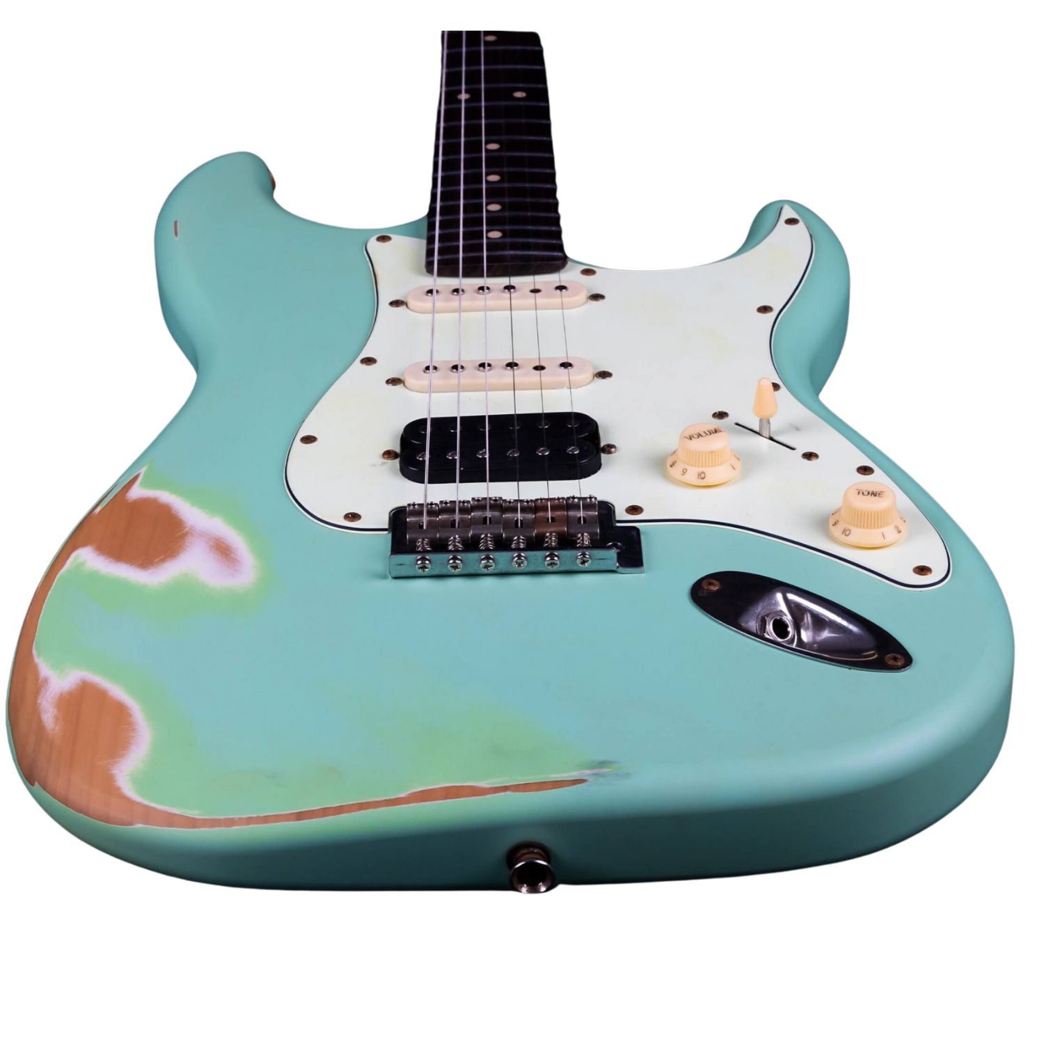 Jet Electric Guitars Sea Foam Green Jet JS-400 Relic 6 String Electric Guitar 