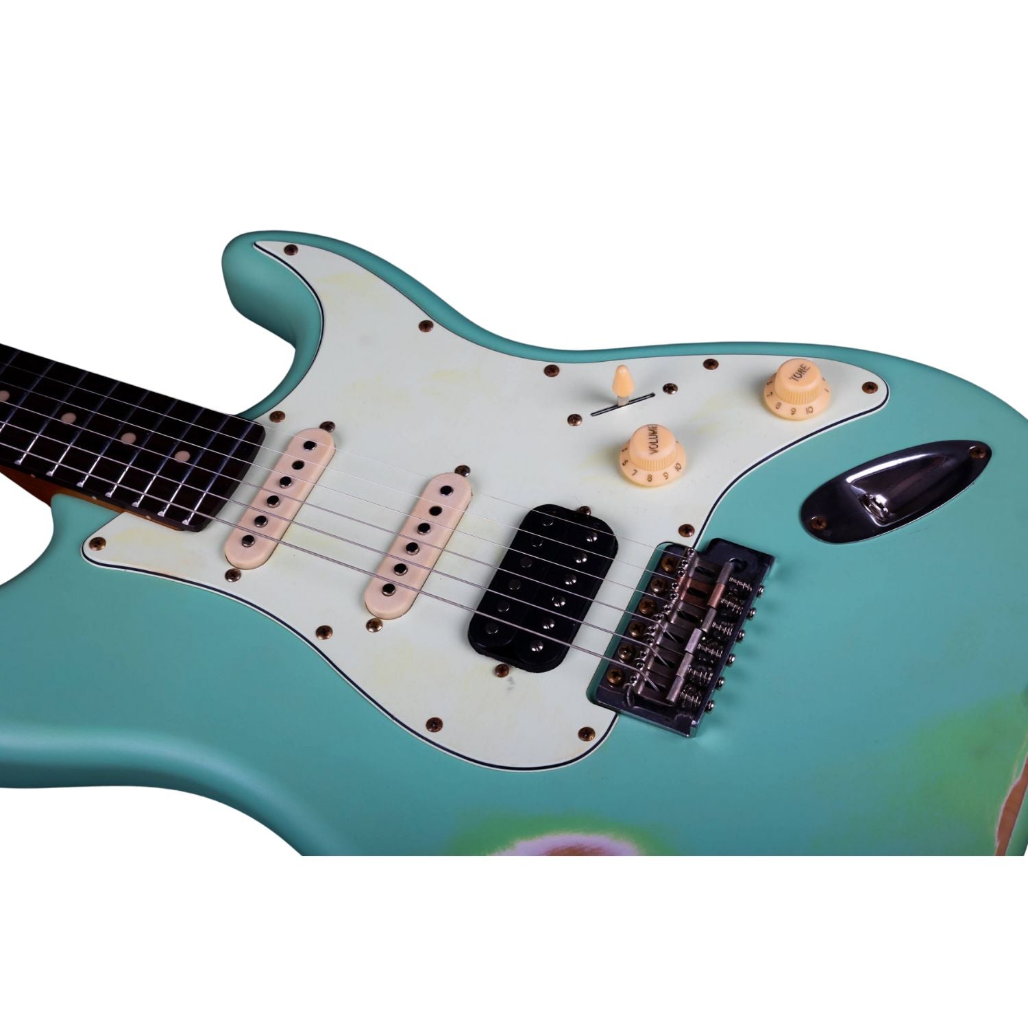 Jet Electric Guitars Sea Foam Green Jet JS-400 Relic 6 String Electric Guitar 