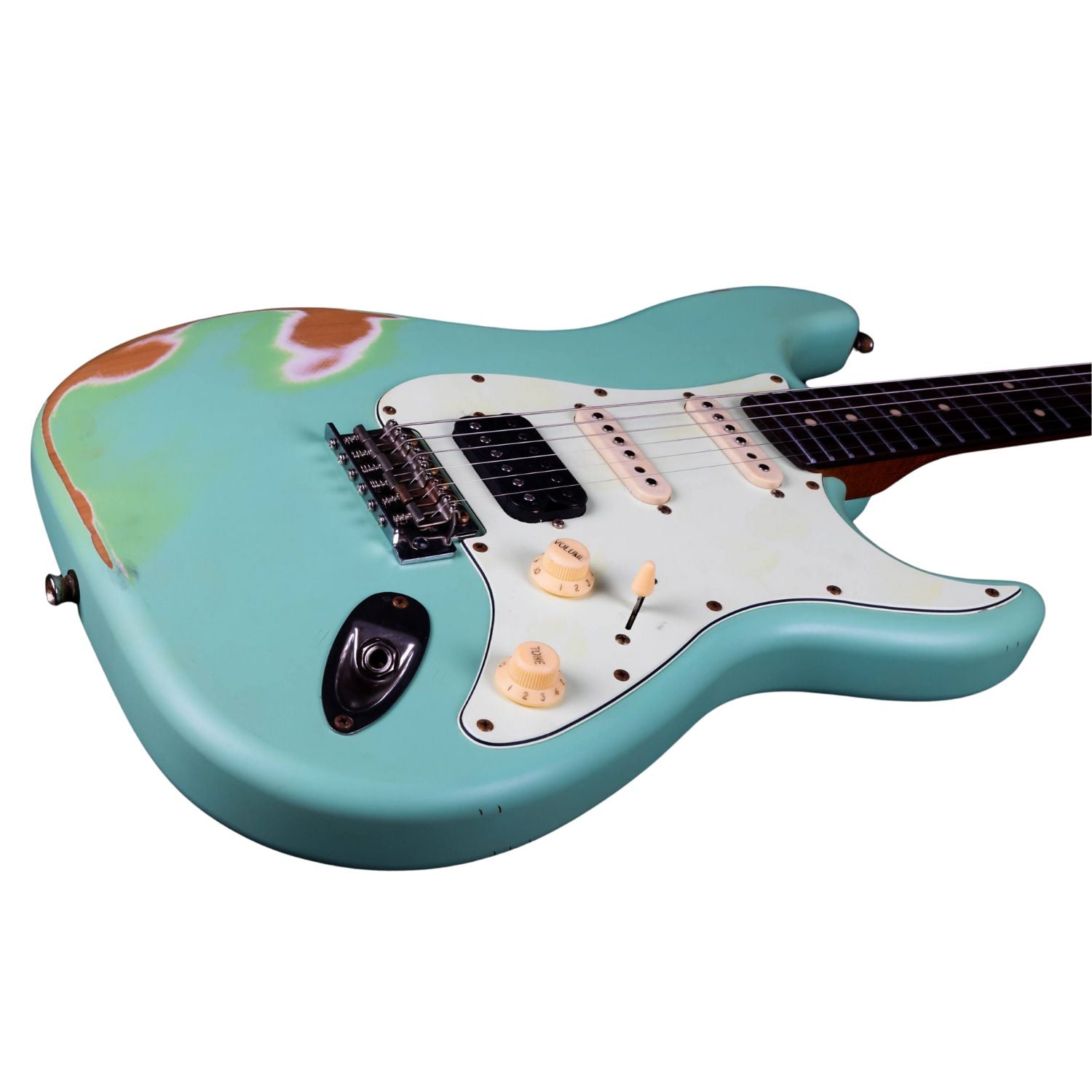 Jet Electric Guitars Sea Foam Green Jet JS-400 Relic 6 String Electric Guitar 