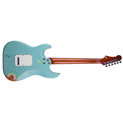 Jet Electric Guitars Sea Foam Green Jet JS-400 Relic 6 String Electric Guitar 