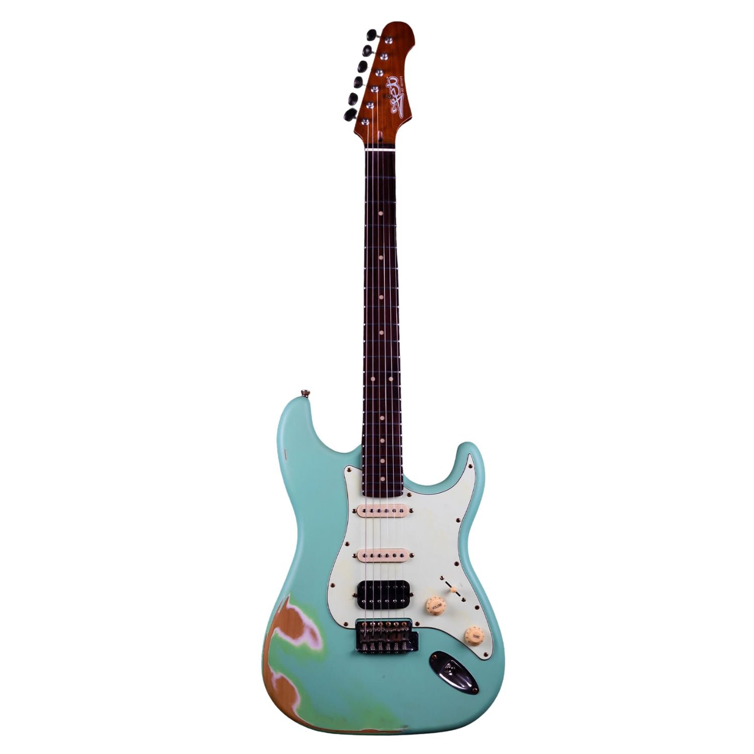 Jet Electric Guitars Sea Foam Green Jet JS-400 Relic 6 String Electric Guitar 