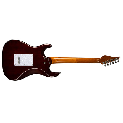 Jet Electric Guitars Transparent Brown Jet JS-450 6 String Electric Guitar 
