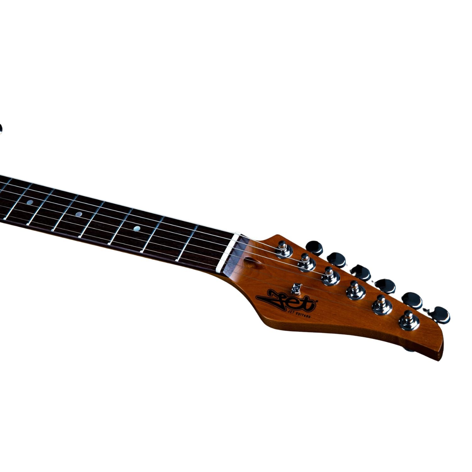 Jet Electric Guitars Transparent Brown Jet JS-450 6 String Electric Guitar 