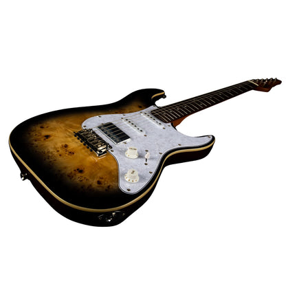 Jet Electric Guitars Transparent Brown Jet JS-450 6 String Electric Guitar 