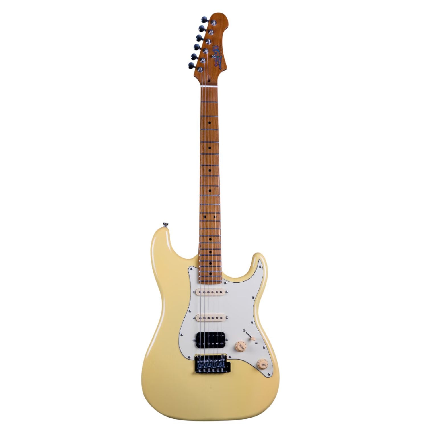 Jet Electric Guitars Vintage Yellow Jet JS-400 6 String Electric Guitar #color_vintage-yellow