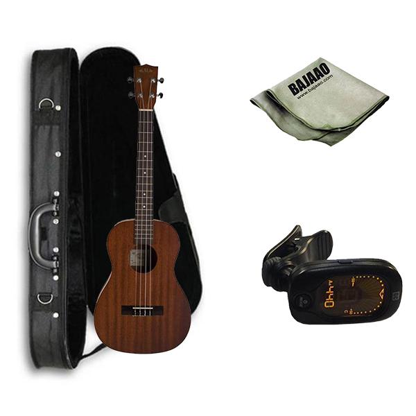 kala baritone ukuleles kala ka-b mahogany baritone deluxe ukulele bundle