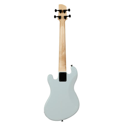 Kala Bass Guitars Kala Solid Body 4-String Powder Blue Fretted U Bass Guitar
