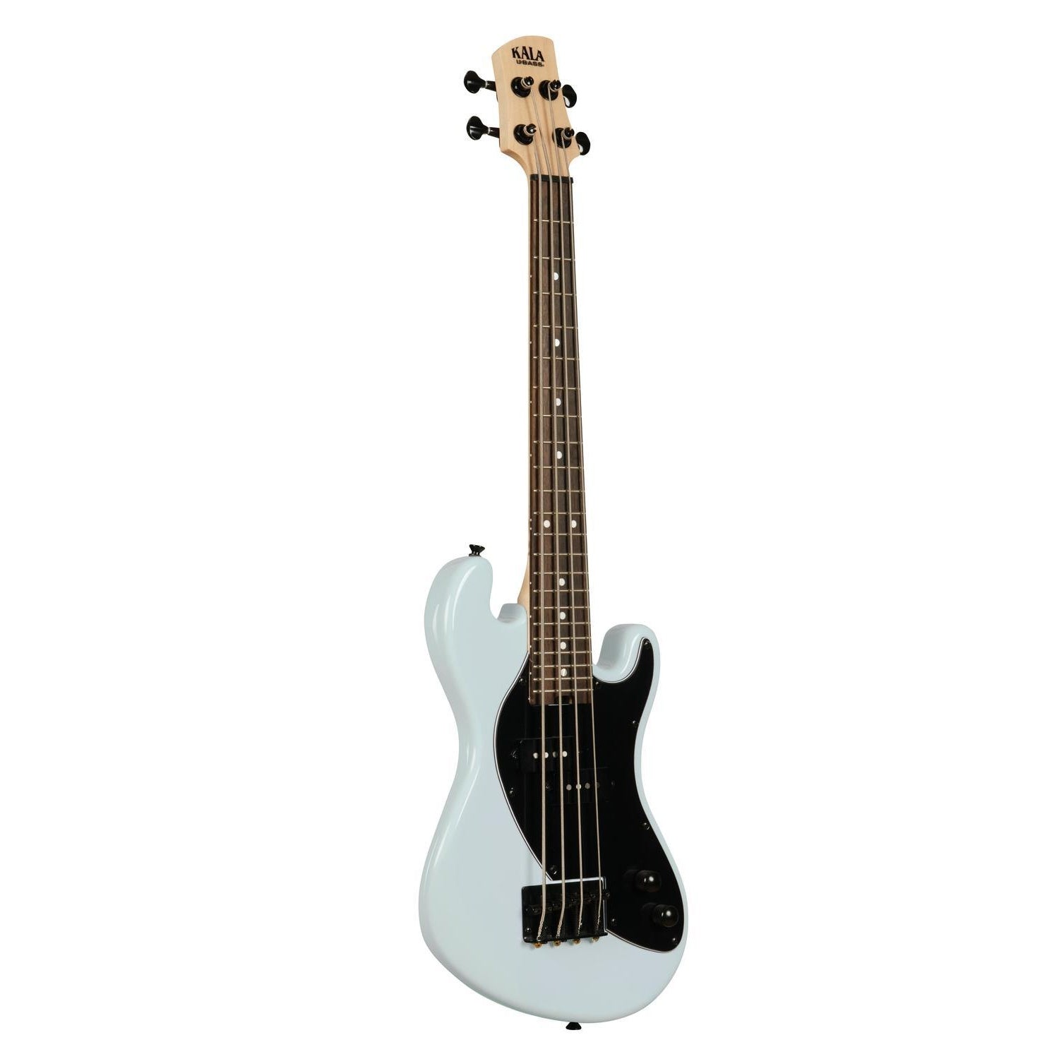 Kala Bass Guitars Kala Solid Body 4-String Powder Blue Fretted U Bass Guitar