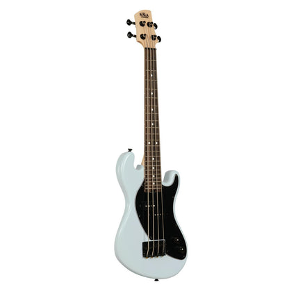 Kala Bass Guitars Kala Solid Body 4-String Powder Blue Fretted U Bass Guitar