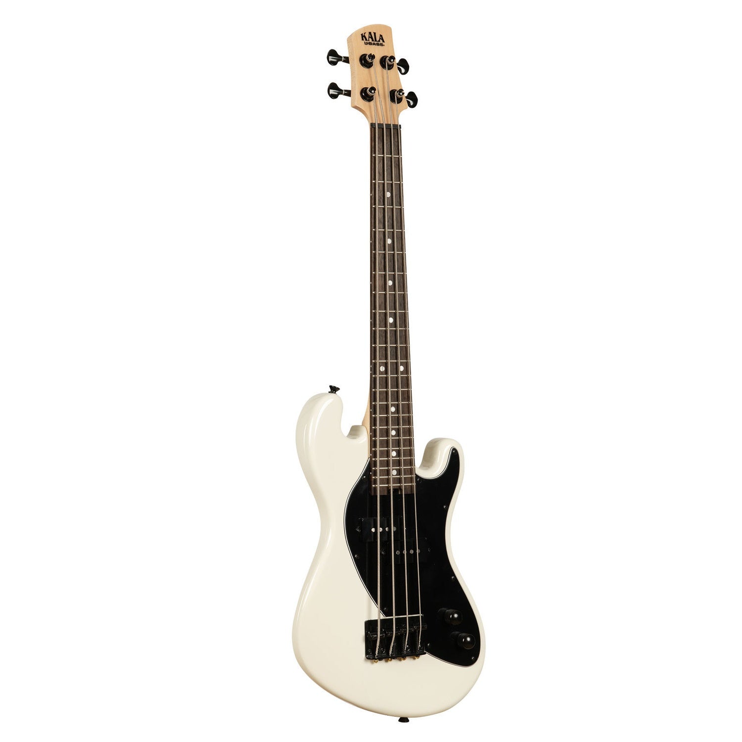 Kala Bass Guitars Kala Solid Body 4 String Sweet Cream Fretted U Bass Guitar