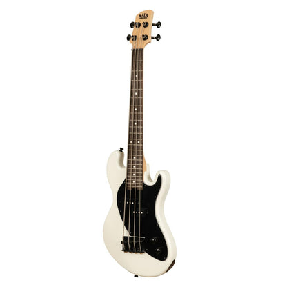 Kala Bass Guitars Kala Solid Body 4 String Sweet Cream Fretted U Bass Guitar