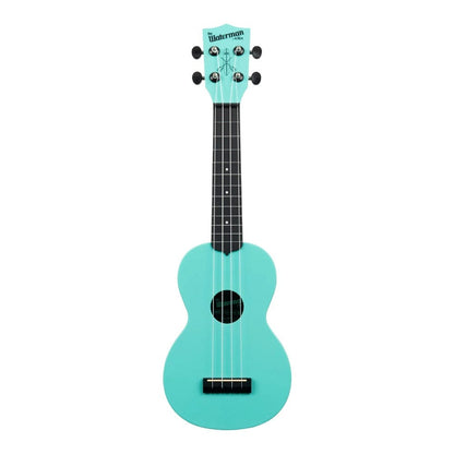 Kala Soprano Ukuleles Aqua Mist Kala KA-WMG-BL-S Glow-in-the-Dark Waterman Soprano Ukulele with Bag