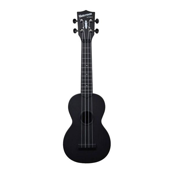 Kala Soprano Ukuleles Black Kala MK-SWB Makala Waterman Soprano Ukulele