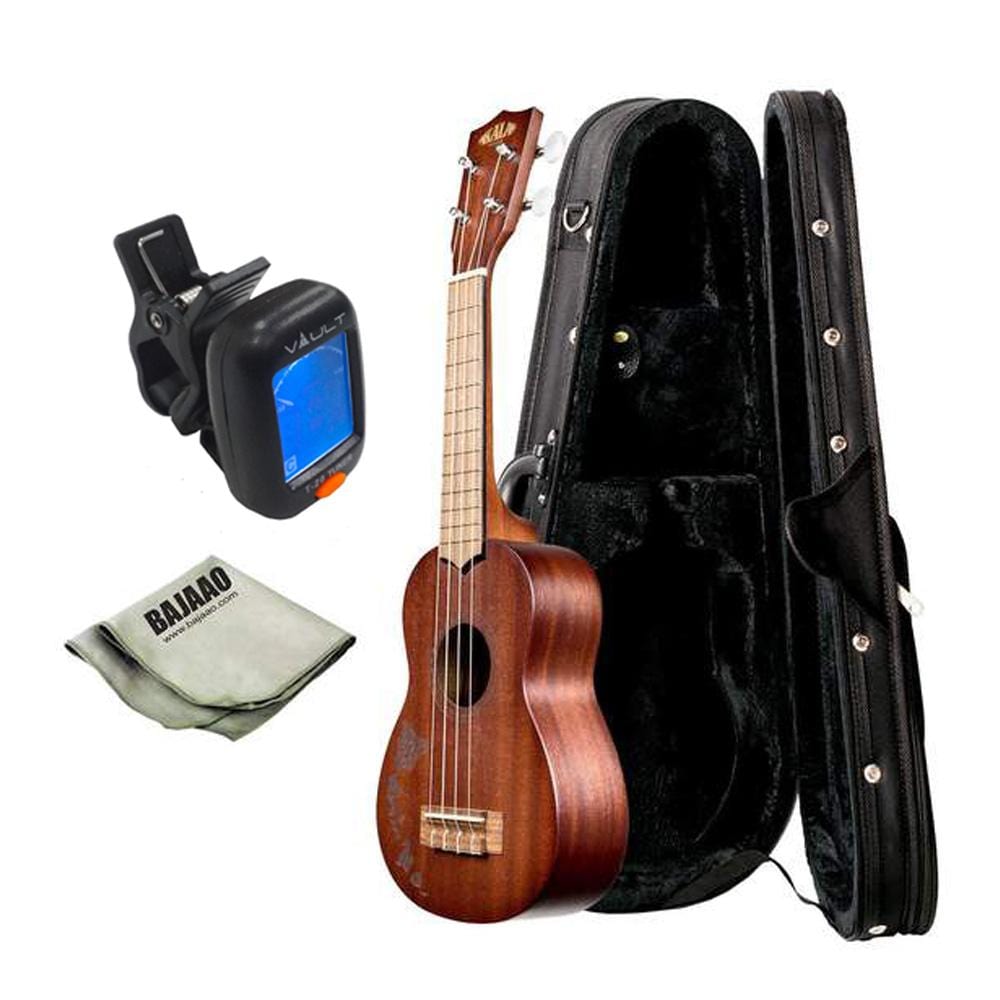 Kala Soprano Ukuleles Kala KA-15S-H1 Soprano Deluxe Ukulele Bundle