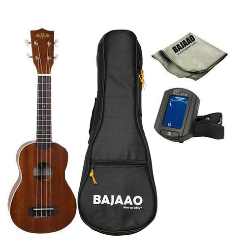 Buy Kala KAS Mahogany Soprano Standard Ukulele Bundle Online Bajaao