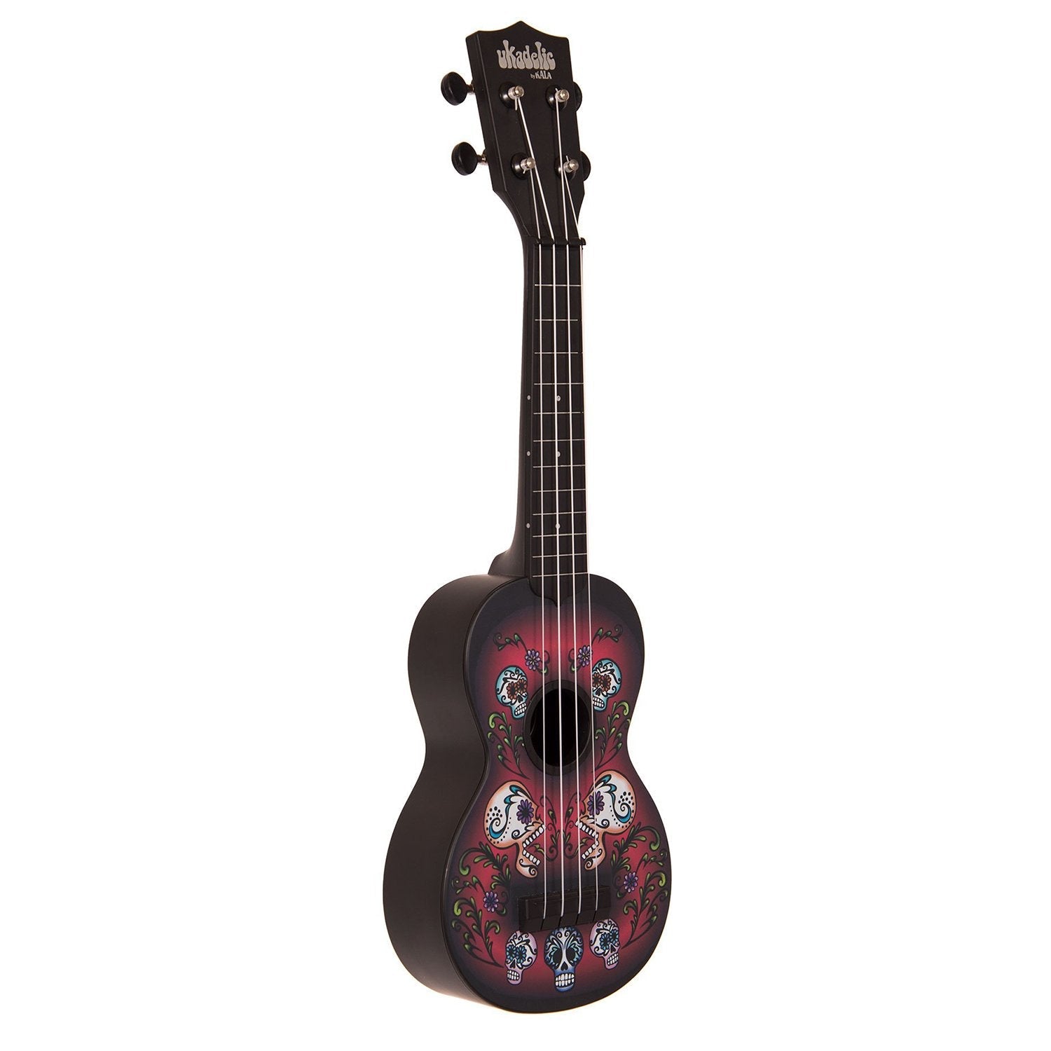 kala soprano ukuleles kala ka-su-skulls sugar skulls soprano ukadelic ukulele