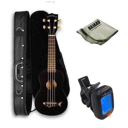 kala soprano ukuleles kala makala soprano ukulele vintage satin finish std ukulele bundle