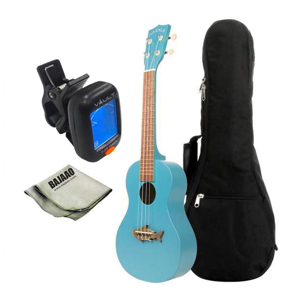 kala soprano ukuleles kala mk-ss makala soprano ukulele with vintage satin finish standard ukulele bundle