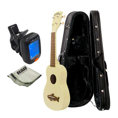 kala soprano ukuleles kala mk-ss makala soprano ukulele with vintage satin finish standard ukulele bundle