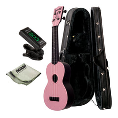 Kala Soprano Ukuleles Kala MK-SWB Makala Waterman Soprano Deluxe Ukulele Bundle