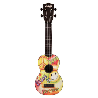 kala soprano ukuleles kala peace love soprano ukadelic ukulele