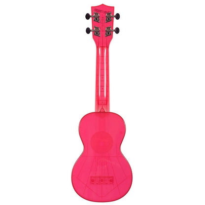 Kala Soprano Ukuleles Kala SWF-PK Soprano Waterman Ukulele - Fluorescent Watermelon Pink