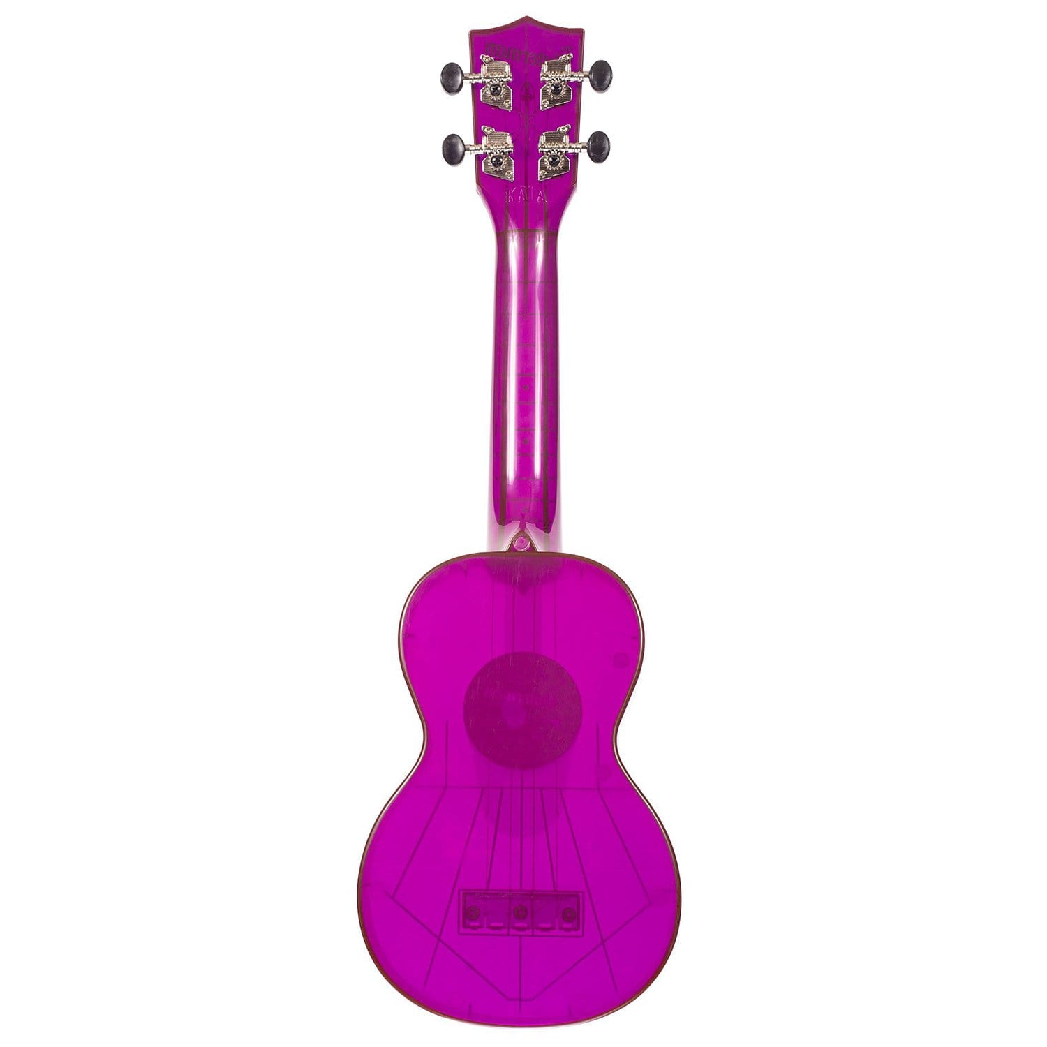Kala Soprano Ukuleles Kala Waterman SWF-PL Soprano Fluorescent Purple Grape Ukulele