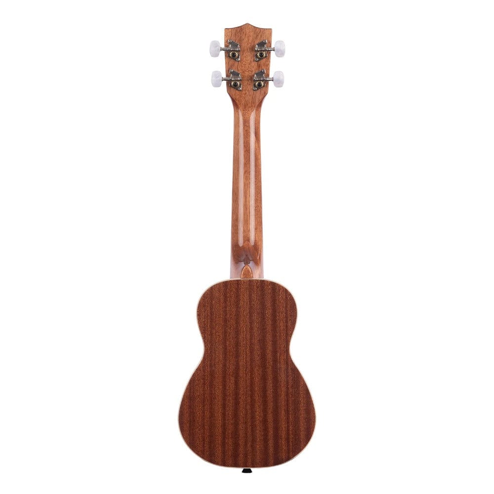 kala soprano ukuleles natural kala ka-slng gloss mahogany long neck soprano ukulele   
