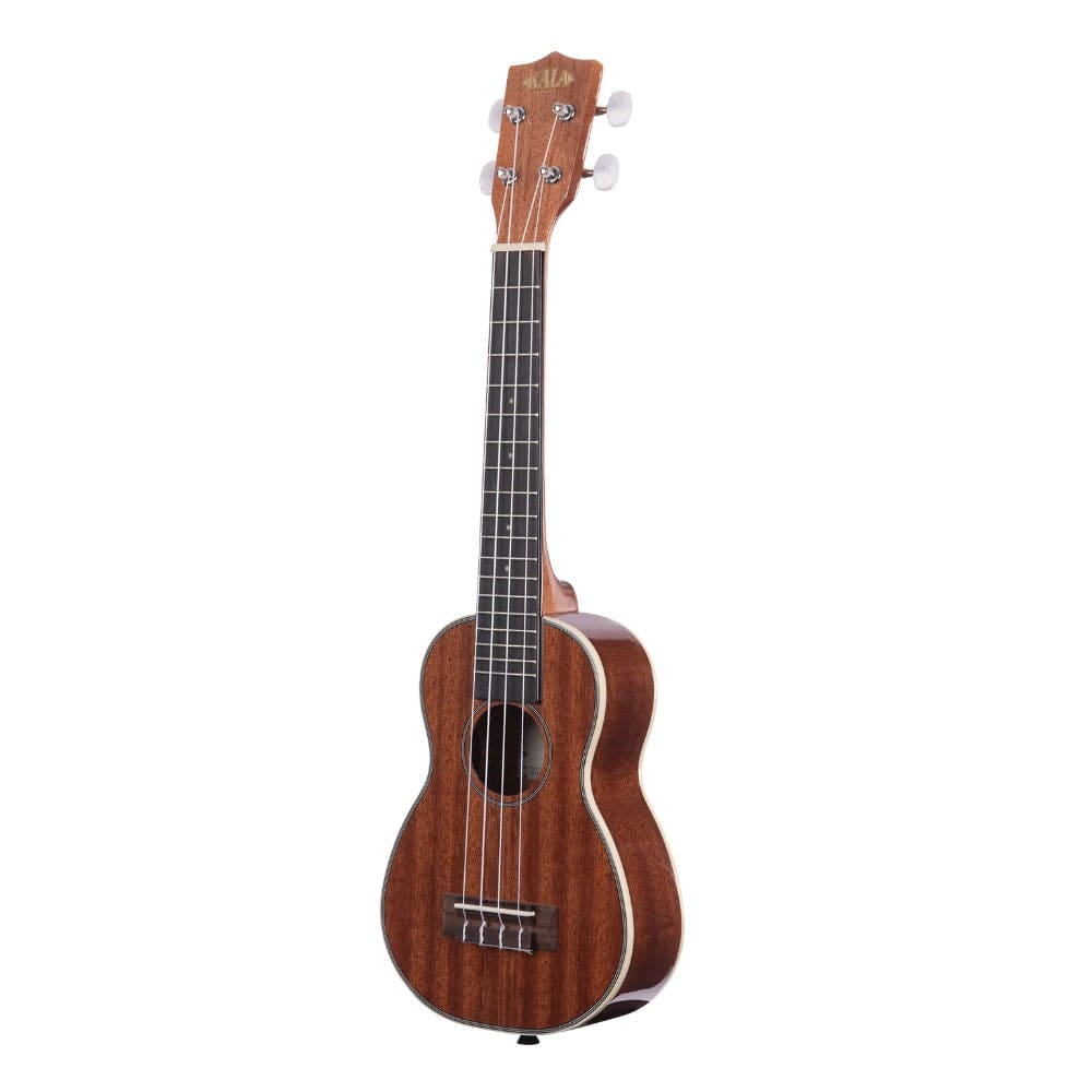 kala soprano ukuleles natural kala ka-slng gloss mahogany long neck soprano ukulele   