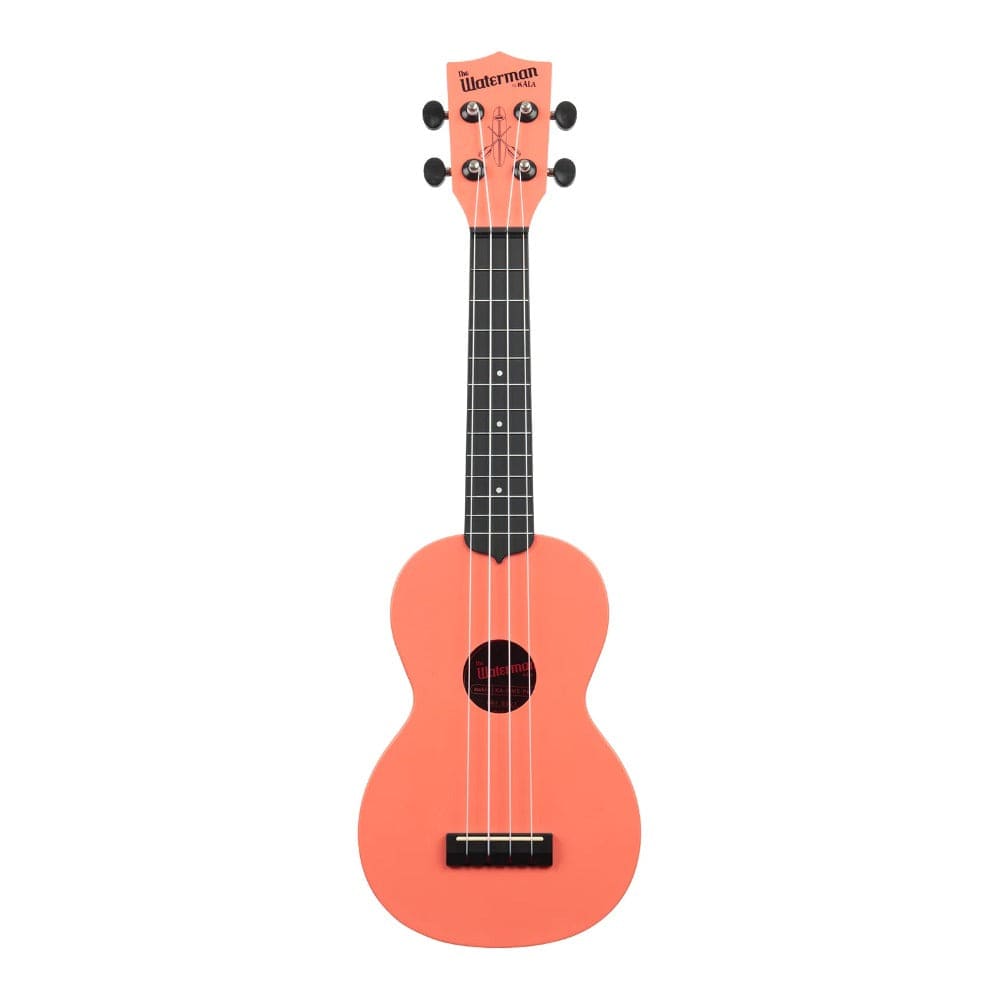 Kala Soprano Ukuleles Pink Dusk Kala KA-WMS-PK-S Waterman Soprano Ukulele with Bag - Pink Dusk