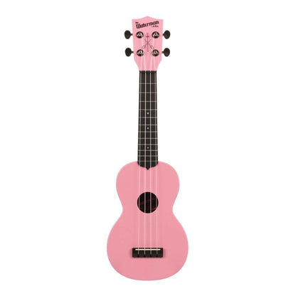 Kala Soprano Ukuleles Soft Pink Matte Kala KA-SWB Waterman Soprano Ukulele With Bag