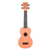 Kala Soprano Ukuleles Tomato Red Matte Kala KA-SWB Waterman Soprano Ukulele With Bag